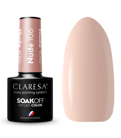 CLARESA Hybrid nail polish NUDE 106 -5g
