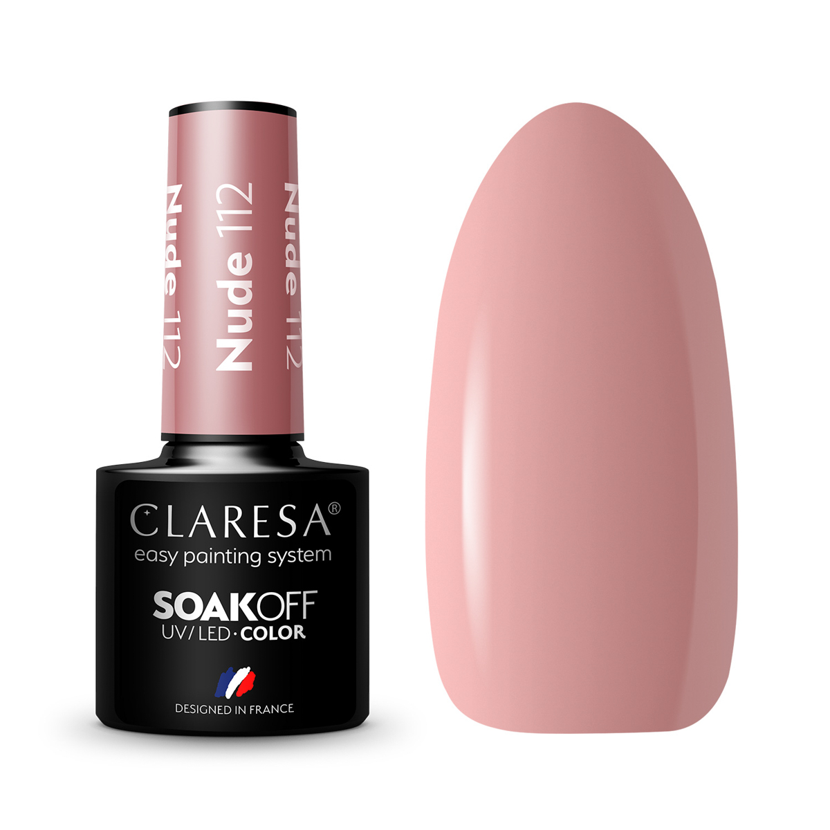 CLARESA Hybrid nail polish NUDE 112 -5g CLARESA Hybrid nail polish NUDE 112 -5g
