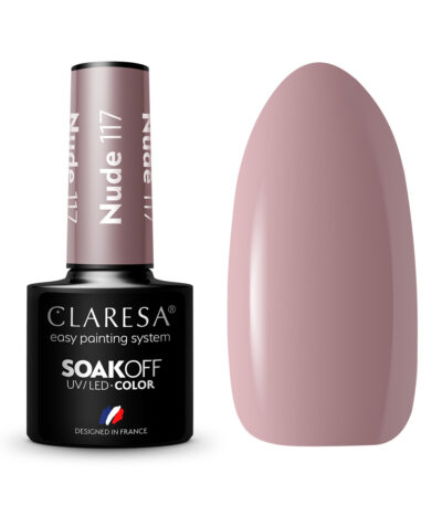 CLARESA Hybrid nail polish NUDE 117 -5g