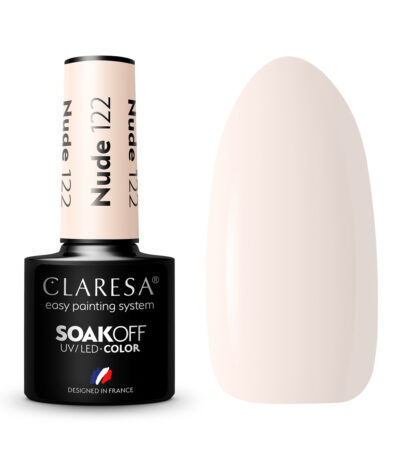 CLARESA Hybrid nail polish NUDE 122 -5g