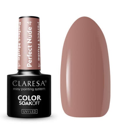 CLARESA Hybrid nail polish PERFECT NUDE 4 -5g