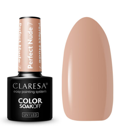 CLARESA Hybrid nail polish PERFECT NUDE 7 -5g