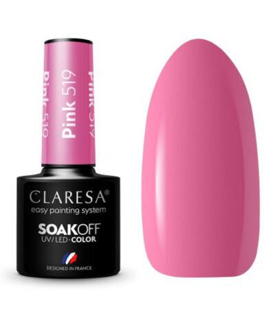 CLARESA Hybrid nail polish PINK 519 -5g