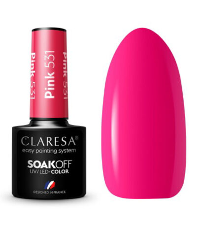 CLARESA Hybrid nail polish PINK 531 -5g