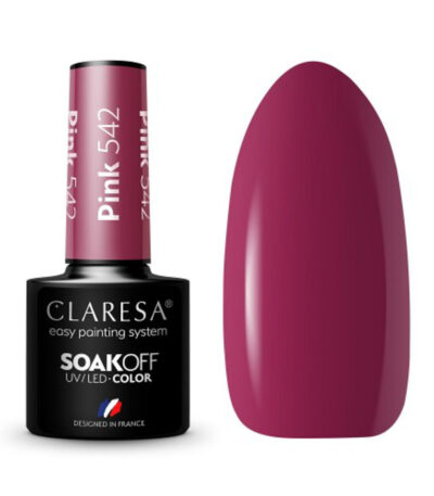 CLARESA Hybrid nail polish PINK 542 -5g