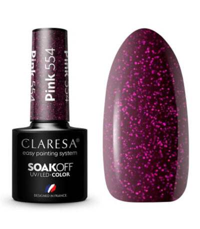 CLARESA Hybrid nail polish PINK 554 -5g