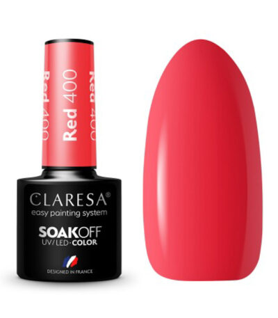 CLARESA Hybrid nail polish RED 400 -5g