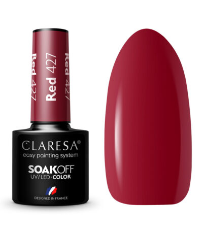 CLARESA Hybrid nail polish RED 427 -5g