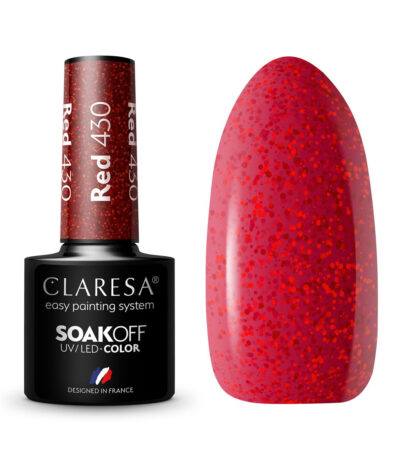 CLARESA Hybrid nail polish RED 430 -5g
