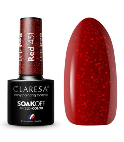 CLARESA Hybrid nail polish RED 431 -5g