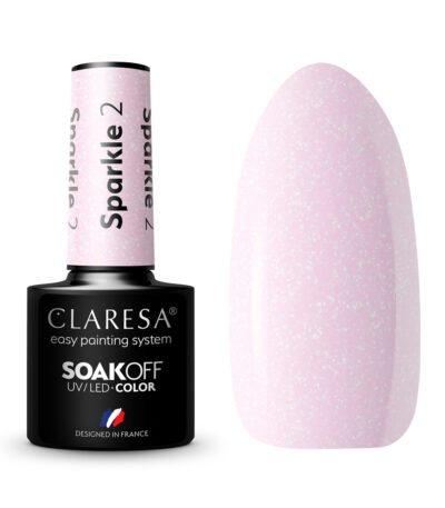CLARESA Hybrid nail polish SPARKLE 2 -5g