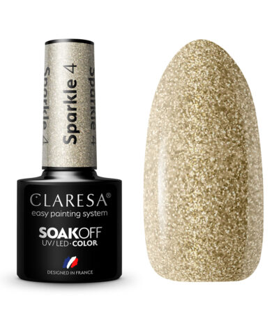 CLARESA Hybrid nail polish SPARKLE 4 -5g