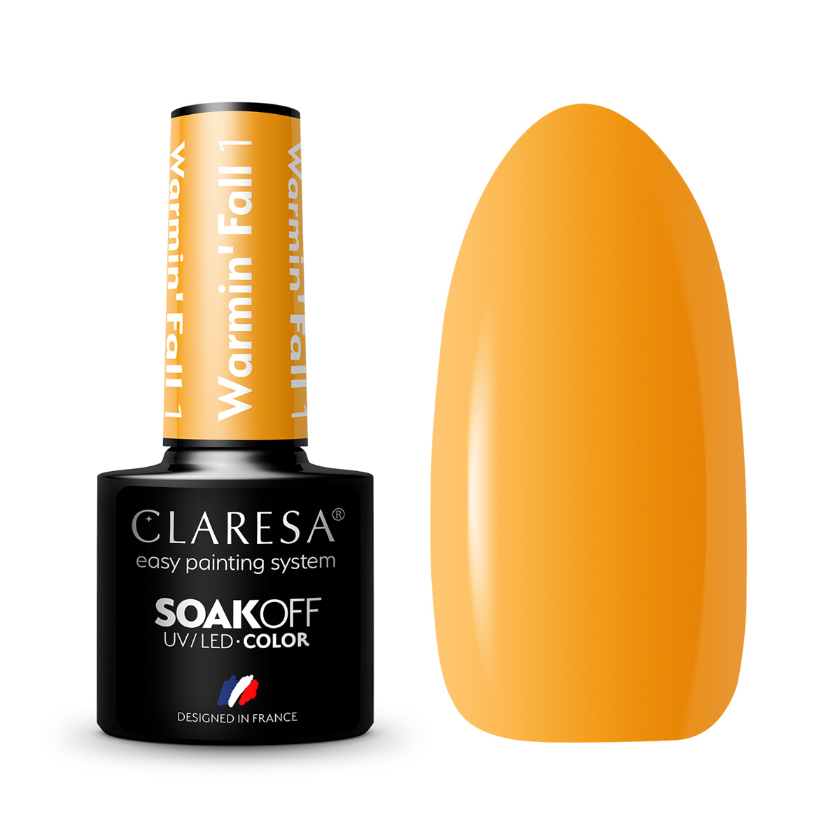 CLARESA Hybrid nail polish WARMIN "FALL 1 -5g CLARESA Hybrid nail polish WARMIN "FALL 1 -5g