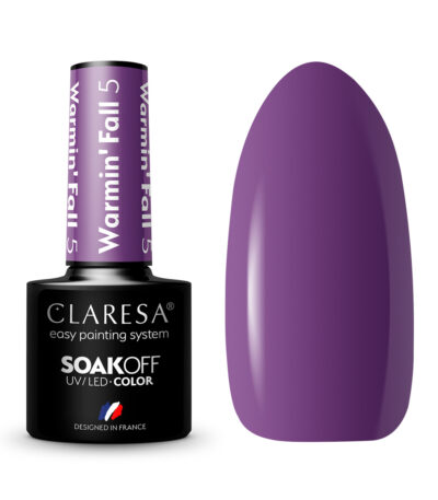 CLARESA Hybrid nail polish WARMIN "FALL 5 -5g