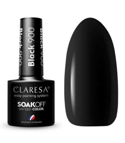 CLARESA Hybrid polish BLACK 900 -5g