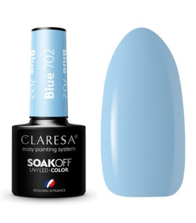 CLARESA Hybrid polish BLUE 702 -5g