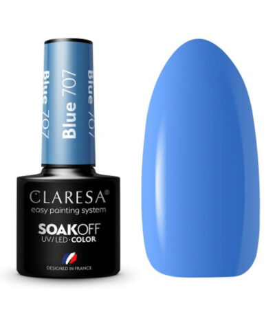 CLARESA Hybrid polish BLUE 707 -5g
