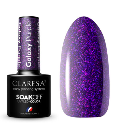 CLARESA Hybrid polish Galaxy Purple 5g