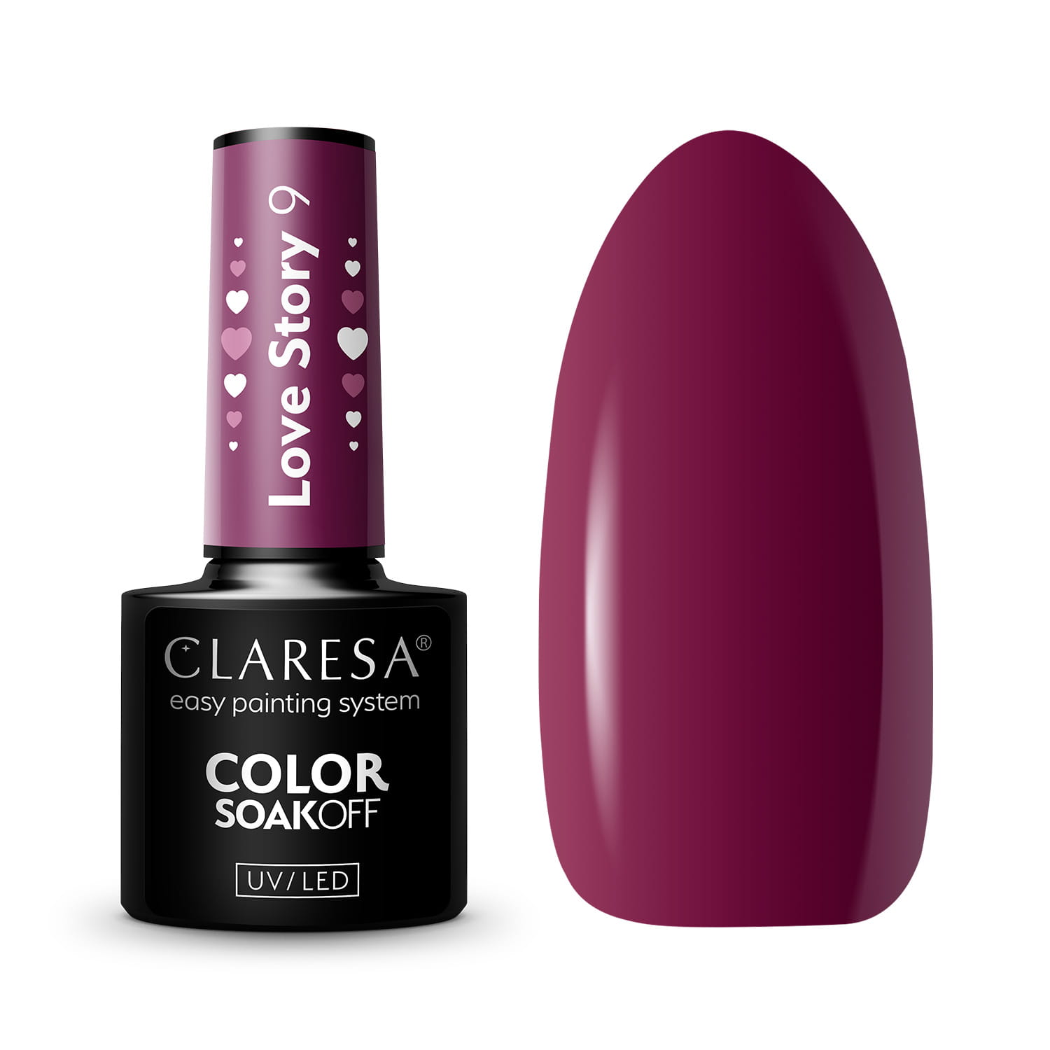 CLARESA LOVE STORY 9 - 5g Hybrid Polish CLARESA LOVE STORY 9 - 5g Hybrid Polish