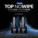 CLARESA TOP NO WIPE 5G GLITTER BLUE - Image 2