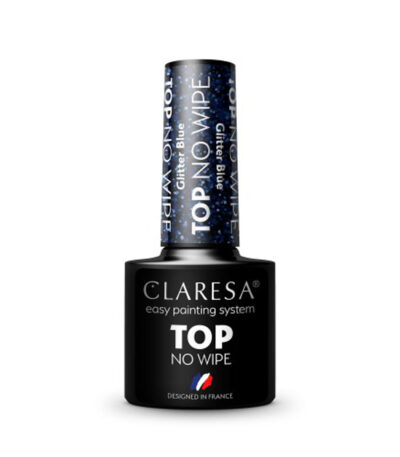 CLARESA TOP NO WIPE 5G GLITTER BLUE