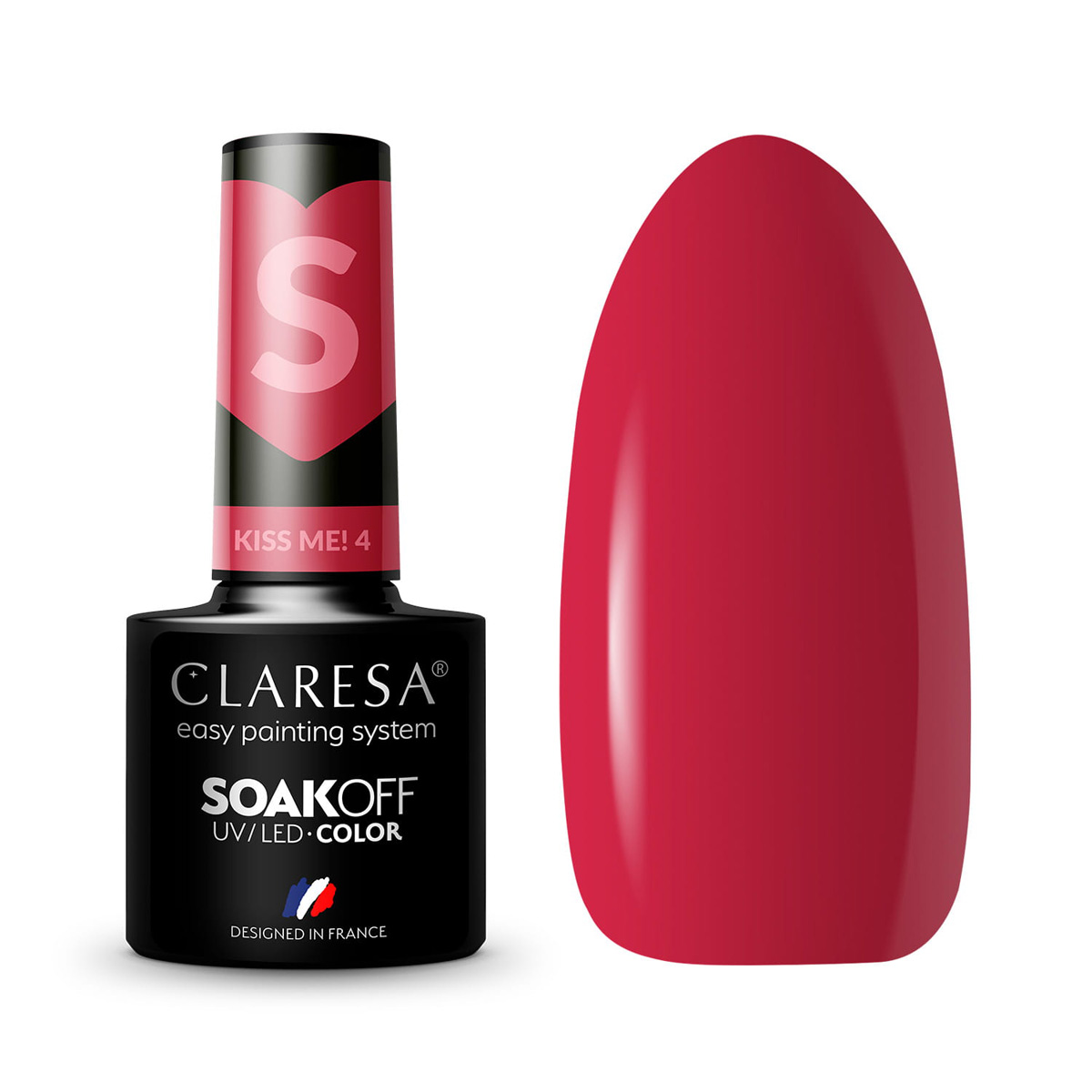 CLARESA hybrid polish Kiss Me! 4 -5g CLARESA hybrid polish Kiss Me! 4 -5g