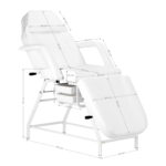 COSMETIC CHAIR 557A WITH CUVETTE WHITE 9