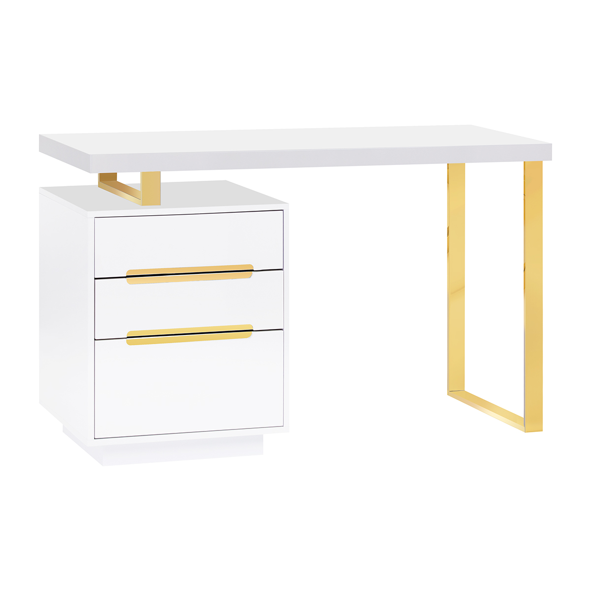 COSMETIC DESK 3311G WHITE GOLD COSMETIC DESK 3311G WHITE GOLD