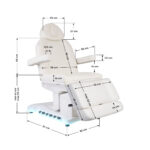 COSMETIC ELECTRIC CHAIR. AZZURRO 708B EXCLUSIVE 4 MOTOR HEATED - Image 12