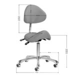 COSMETIC STOOL 1004 GIOVANNI GRAY 4