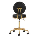COSMETIC STOOL H5 GOLD BLACK 1