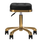 COSMETIC STOOL M-1645 BLACK GOLD - Image 2