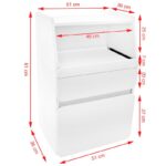 Cabinet azzurro midi 970 white + 4