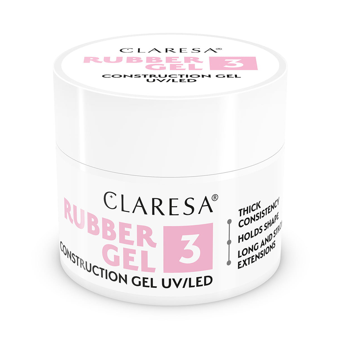 Claresa Rubber building gel 3 45g Claresa Rubber building gel 3 45g