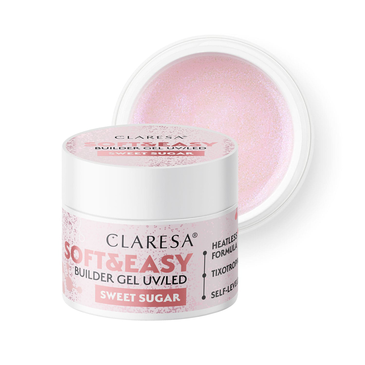 Claresa Soft&Easy builder gel sweet sugar 45g Claresa Soft&Easy builder gel sweet sugar 45g