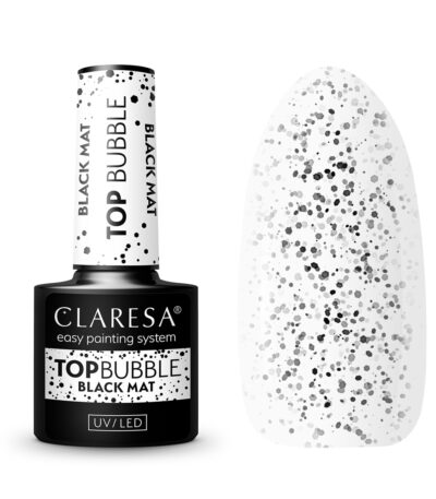 Claresa Top Bubble black Matt No wipe -5g