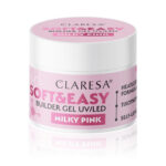 Claresa builder gel Soft & Easy gel milky pink 90g - Image 4