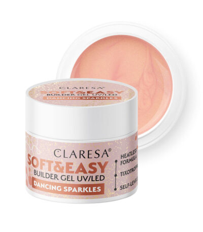 Claresa builder gel Soft&Easy dancing sparkles 45g