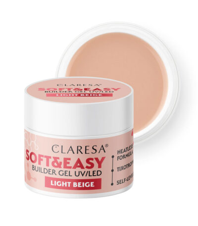 Claresa builder gel Soft&Easy gel light beige 12g