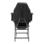 Cosmetic chair 557A with cuvettes black 2