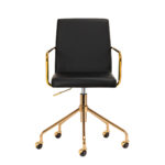 Cosmetic chair QS-OF211G black - Image 2