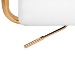 Cosmetic chair QS-OF211G gold white - Image 6