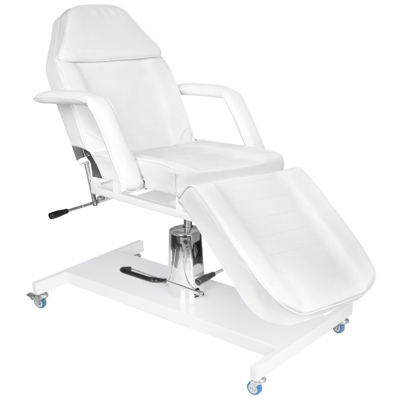 Cosmetic chair hyd. basic 210 white on wheels Cosmetic chair hyd. basic 210 white on wheels