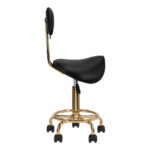Cosmetic stool 6001-G gold black - Image 2