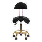 Cosmetic stool 6001-G gold black 1
