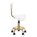 Cosmetic stool 6001-G gold white second category - Image 2