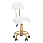 Cosmetic stool 6001-G gold white second category