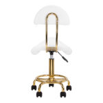 Cosmetic stool 6001-G gold white second category - Image 4