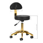 Cosmetic stool AM-304G Black 3