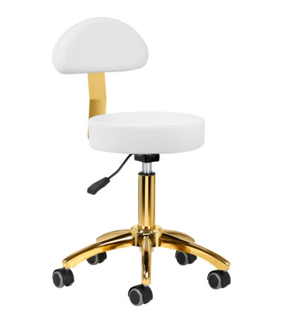 Cosmetic stool AM-304G white